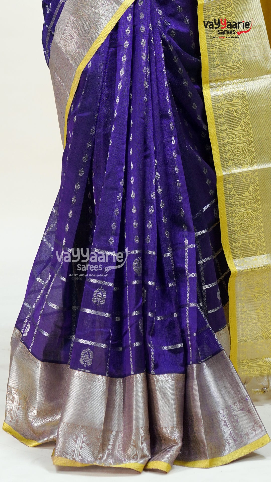 Violet Kuppadam Saree for Cultural Occasions