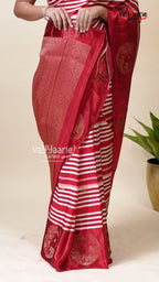 Multicolour Tissu Fancy Saree for Gifting
