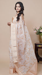 Kora Fancy Saree for Festivals