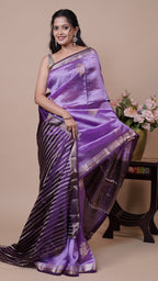 Chiniya Silk Saree in Multicolour for Gifting