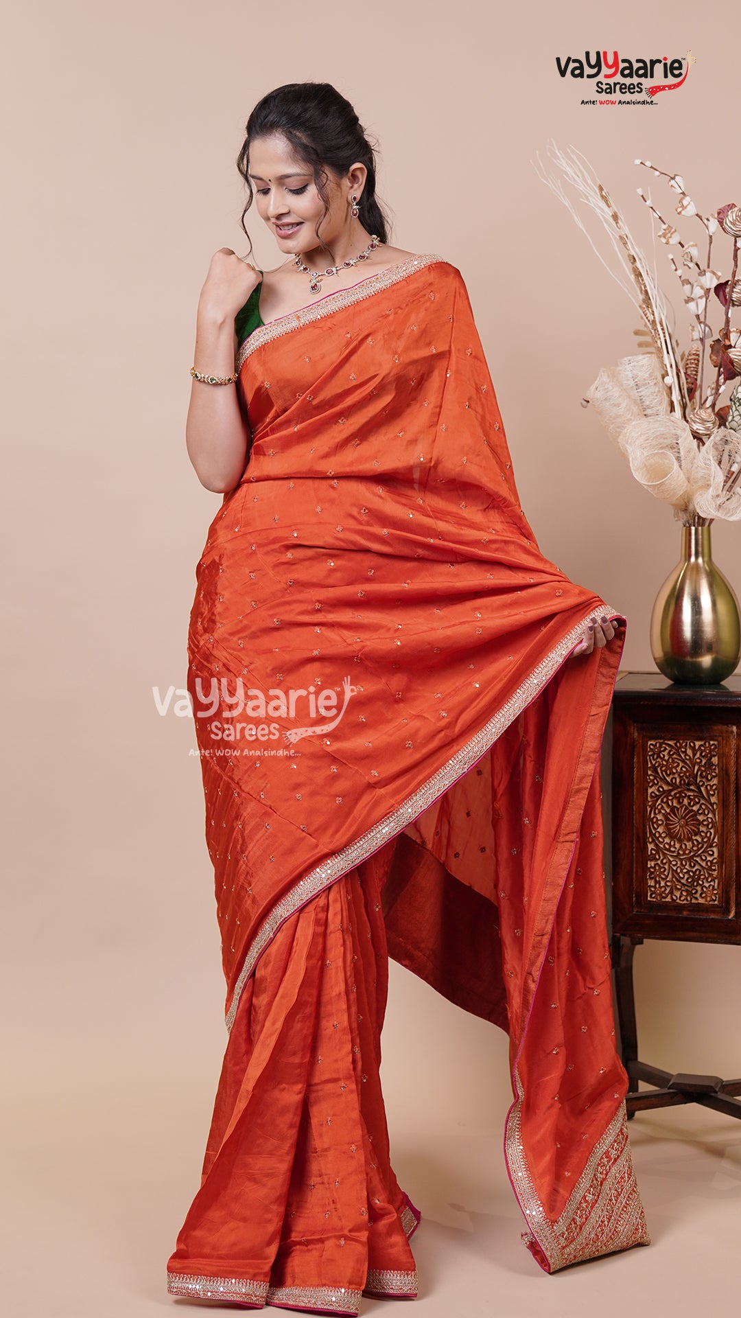 Vibrant Crepe Fancy Saree for Women