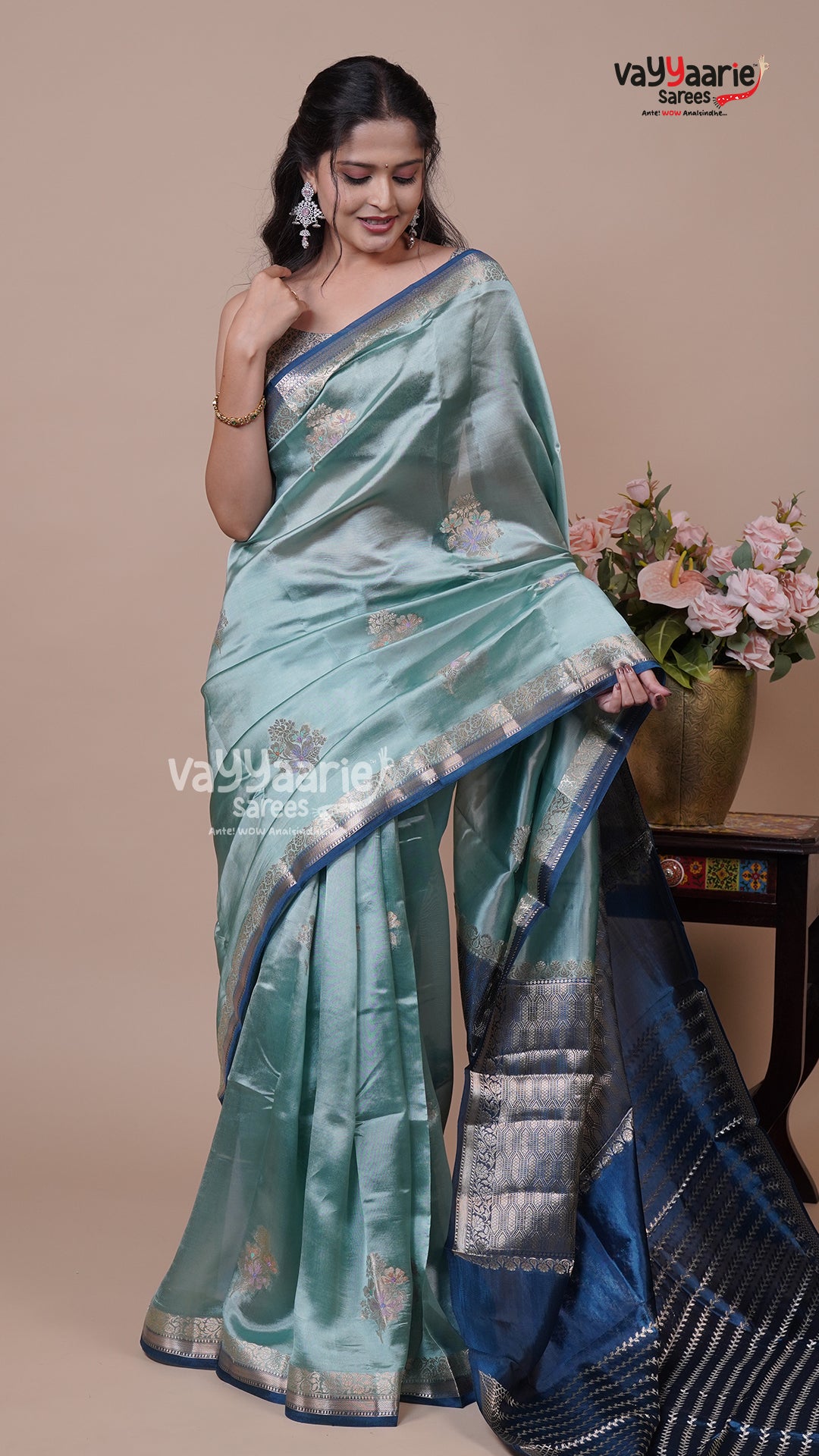 Chiniya Silk Saree for Party Wear
