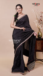 Crepe Saree for Party Wear