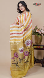 Tissue Fancy Saree for Festivals