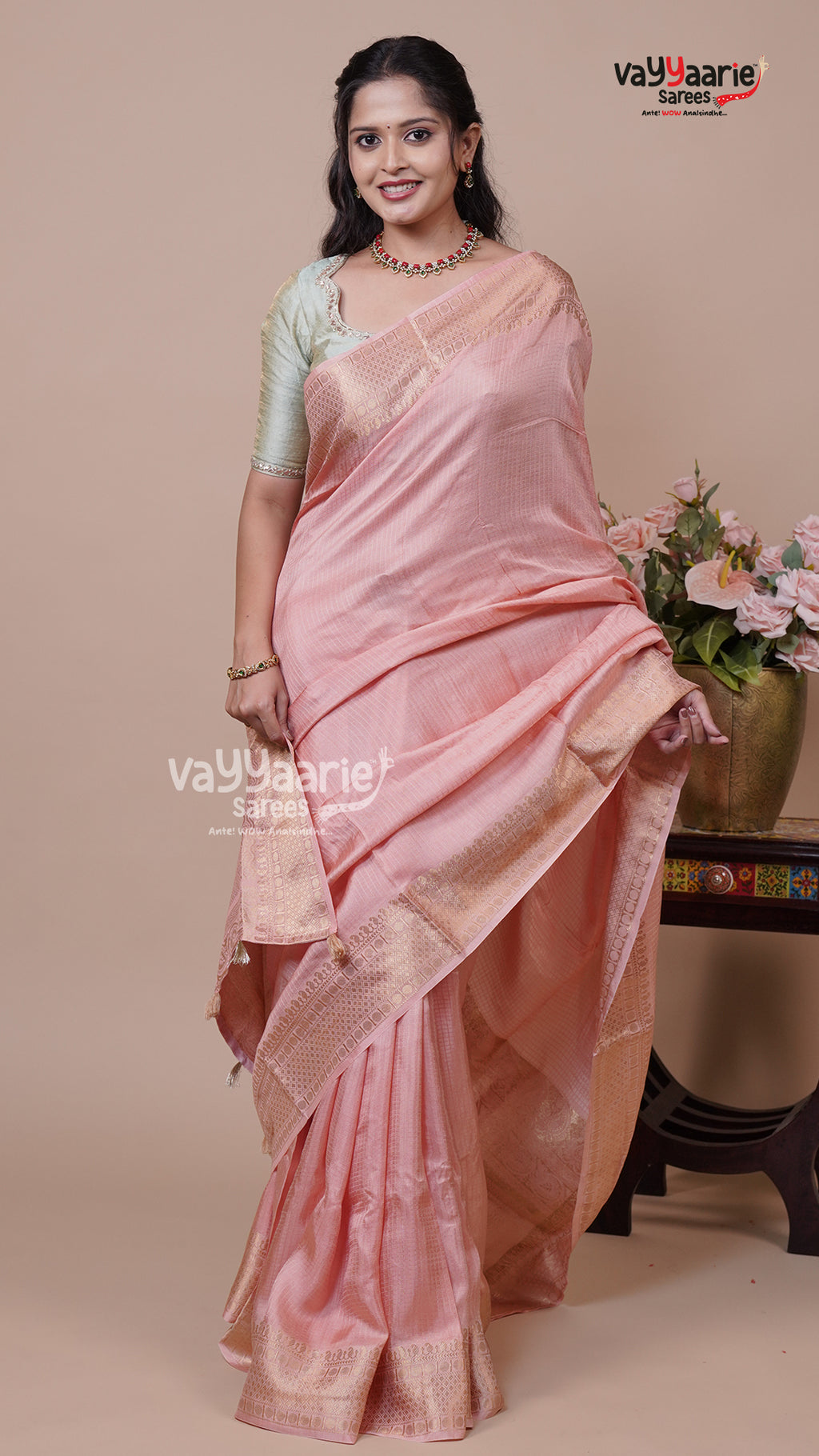 Crepe Saree for Evening Functions