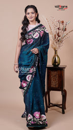 Vibrant Georgette Fancy Saree for Women