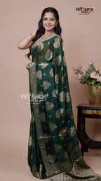 Banaras Banaras Mango Fancy Saree for Evening Functions