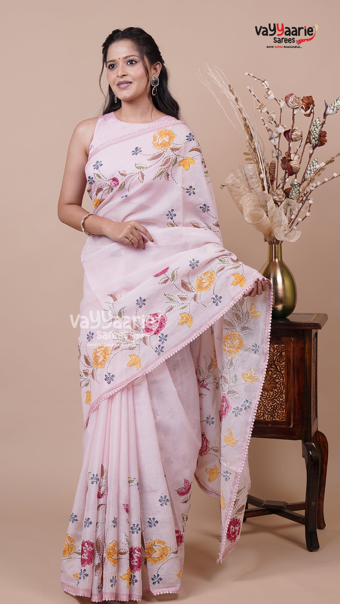 Multi Tone Fancy Kota Saree for Special Days
