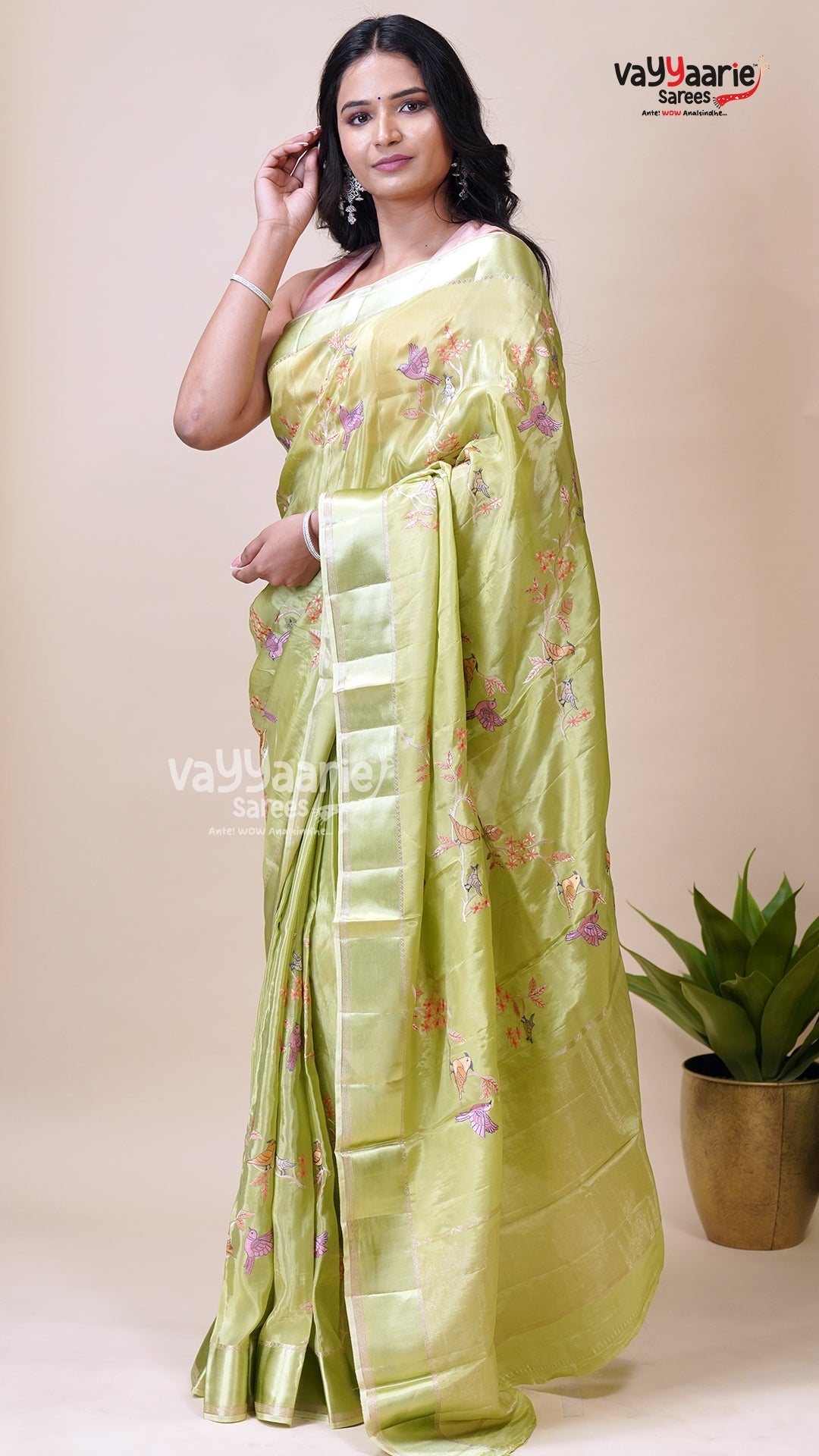 Multicolour Tissu Saree for Elegant Looks