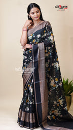Elegant Multicolour Tissu Saree for Women
