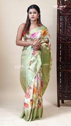 Multicolour Tissu Fancy Saree for Festive Wear
