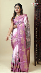 Charming Multicolour Tissu Saree for Women