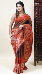 Trendy Multicolour Tissu Saree for Gifting