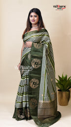 Multicolour Tissu Saree for Festive Wear