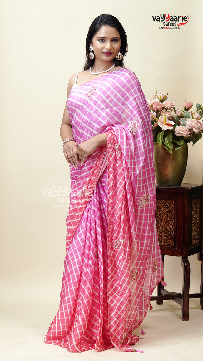 Designer Georgette Saree for Party Nights Main Image