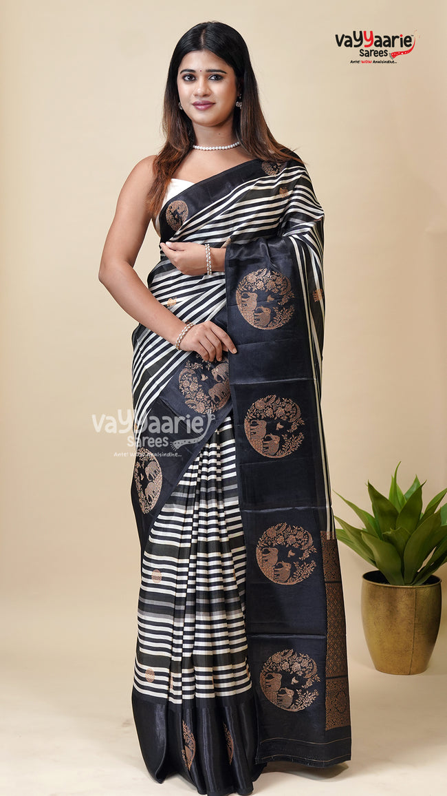 Budget Multicolour Tissu Saree for Women Hover Image