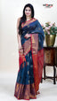 Blue Kuppadam Saree for Classic Ethnic Looks