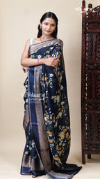 Multicolour Tissu Saree for Festive Styling