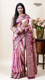 Fancy Tissue Saree for Wedding Guest Looks