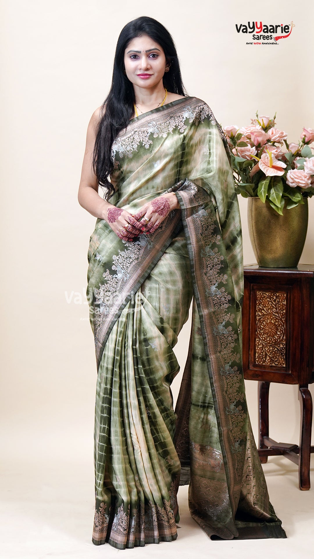Tissue Fancy Saree for Parties and Gifting