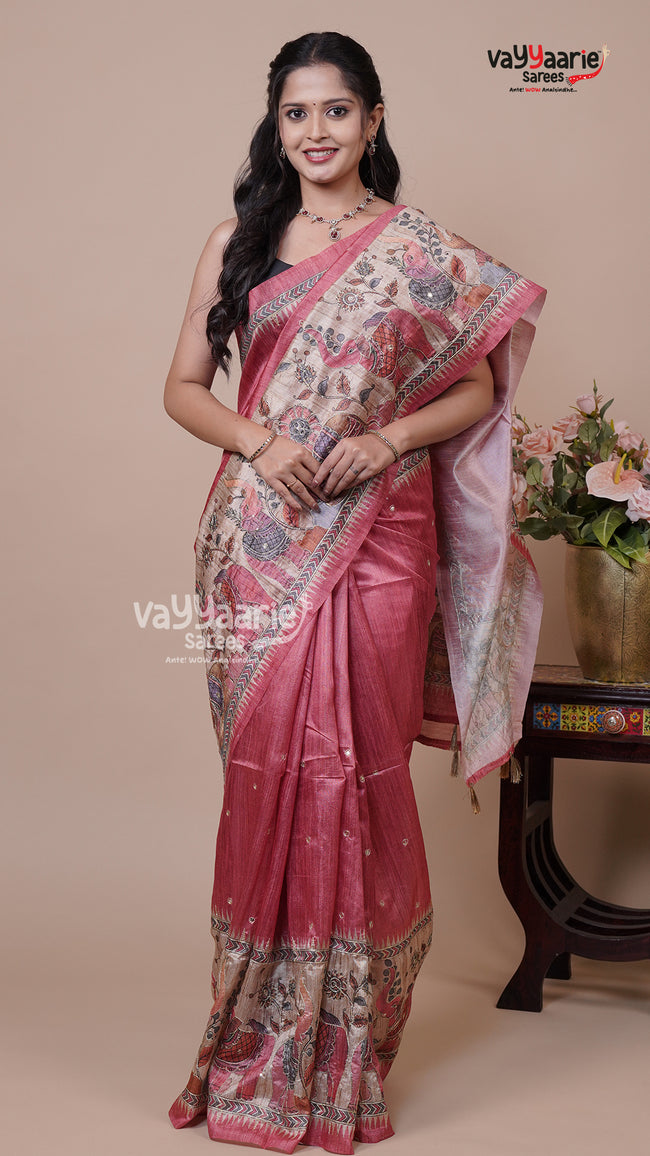 Tusser Saree for All Occasions Hover Image