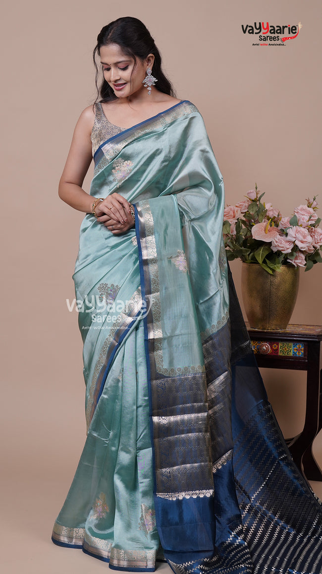 Chiniya Silk Saree for Party Wear Hover Image