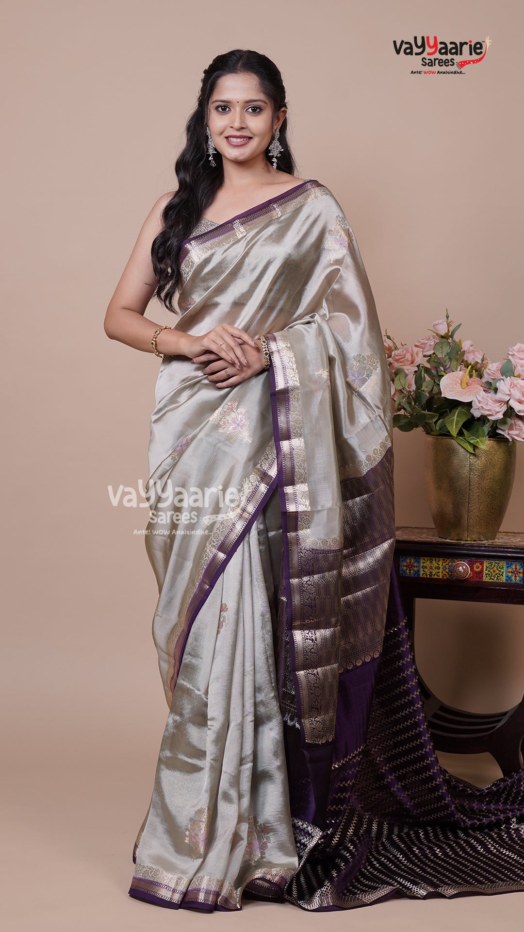 Vibrant Chiniya Silk Fancy Saree for Women