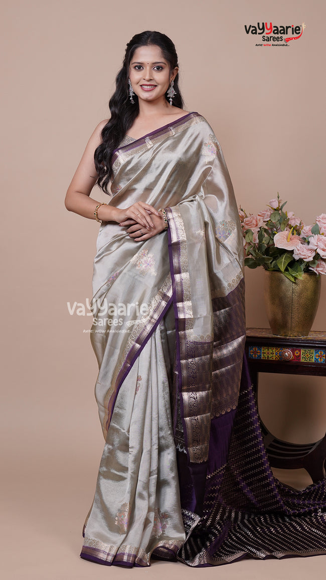 Vibrant Chiniya Silk Fancy Saree for Women Hover Image