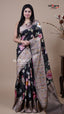 Black Tissue Fancy Saree for Everyday Elegance