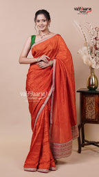 Vibrant Crepe Fancy Saree for Women