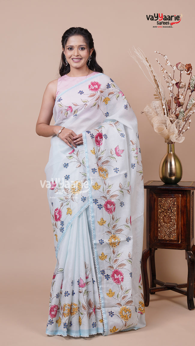 Artful Fancy Kota Saree for Family Functions Hover Image