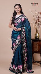 Vibrant Georgette Fancy Saree for Women