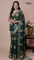 Banaras Banaras Mango Fancy Saree for Evening Functions
