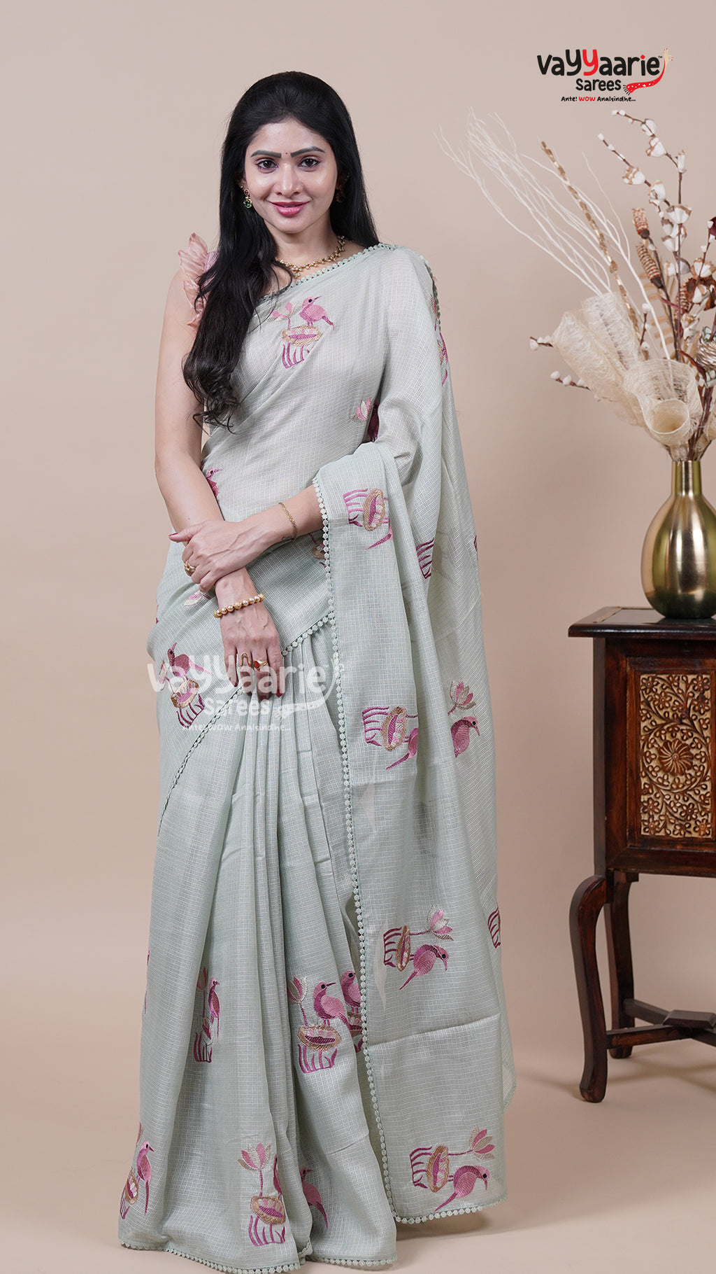 Colourful Fancy Kota Saree for Festive Wear