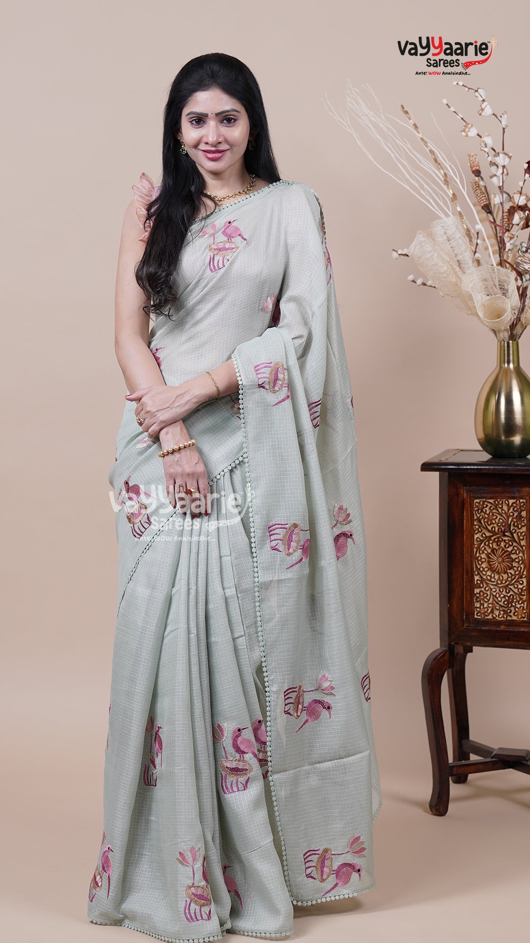 Colourful Fancy Kota Saree for Festive Wear