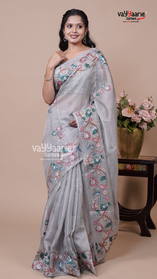 Elegant Fancy Kota Saree for Stylish Events Hover Image