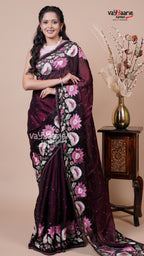 Georgette Saree in Multicolour for Gifting