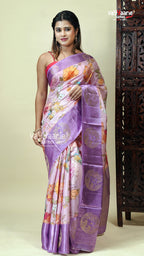 Multicolour Tissu Fancy Saree for Women