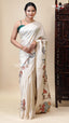 Multicolour Tusser Saree with Unstitched Blouse