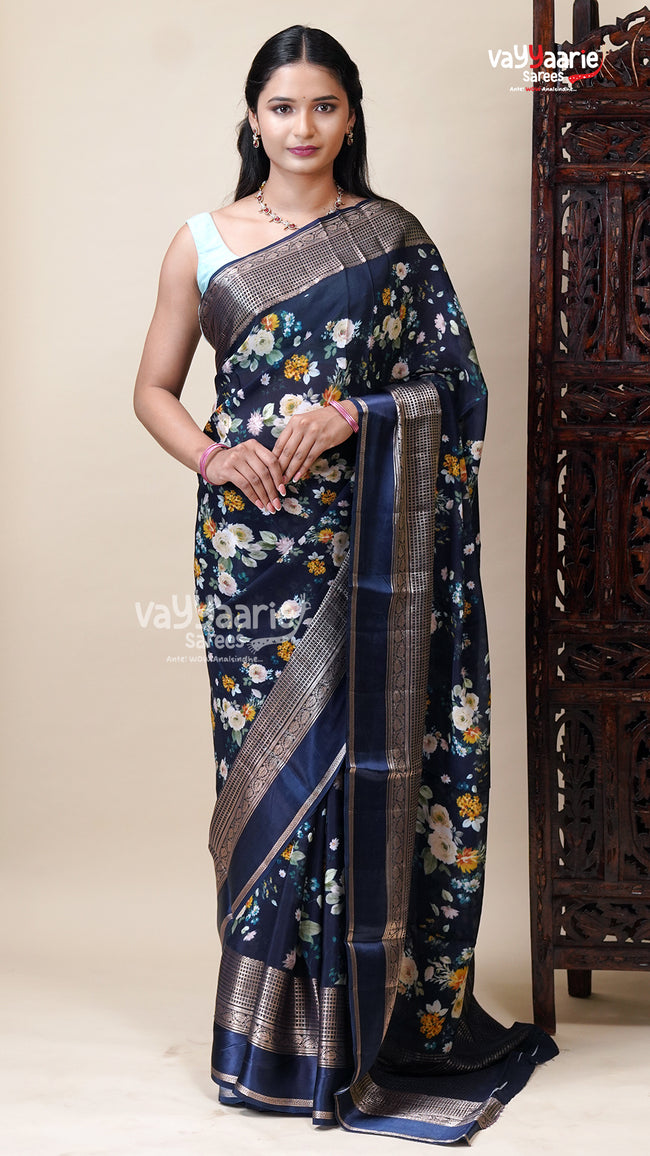 Multicolour Tissu Saree for Festive Styling Hover Image
