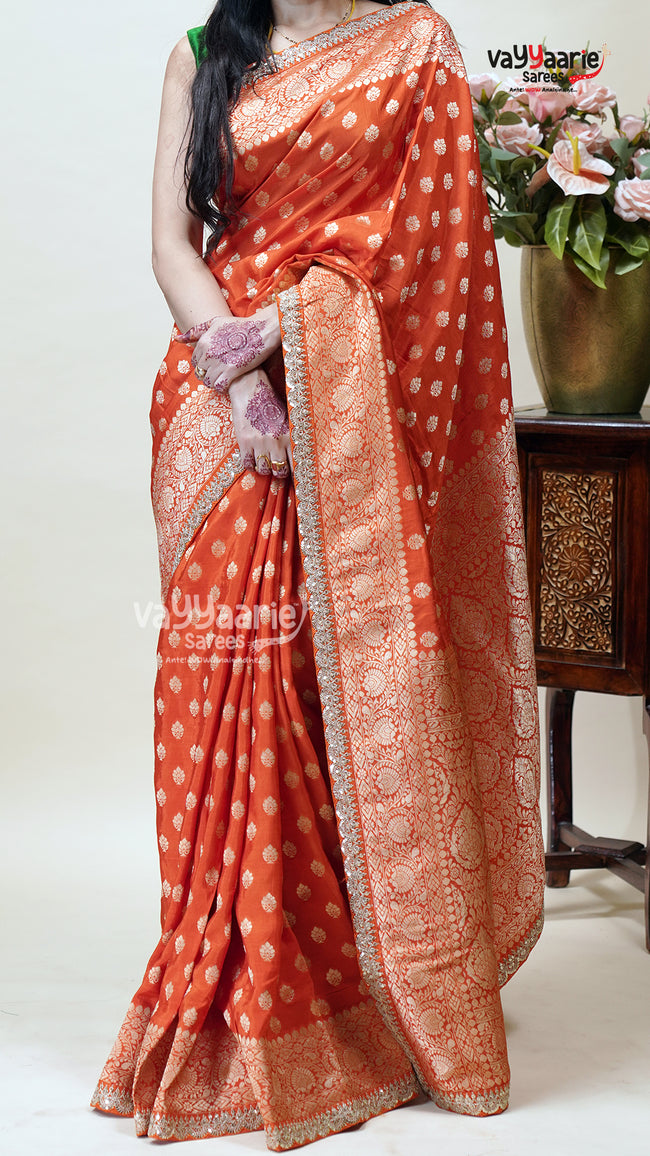 Dola Silk Designer Saree for Festive Looks Main Image