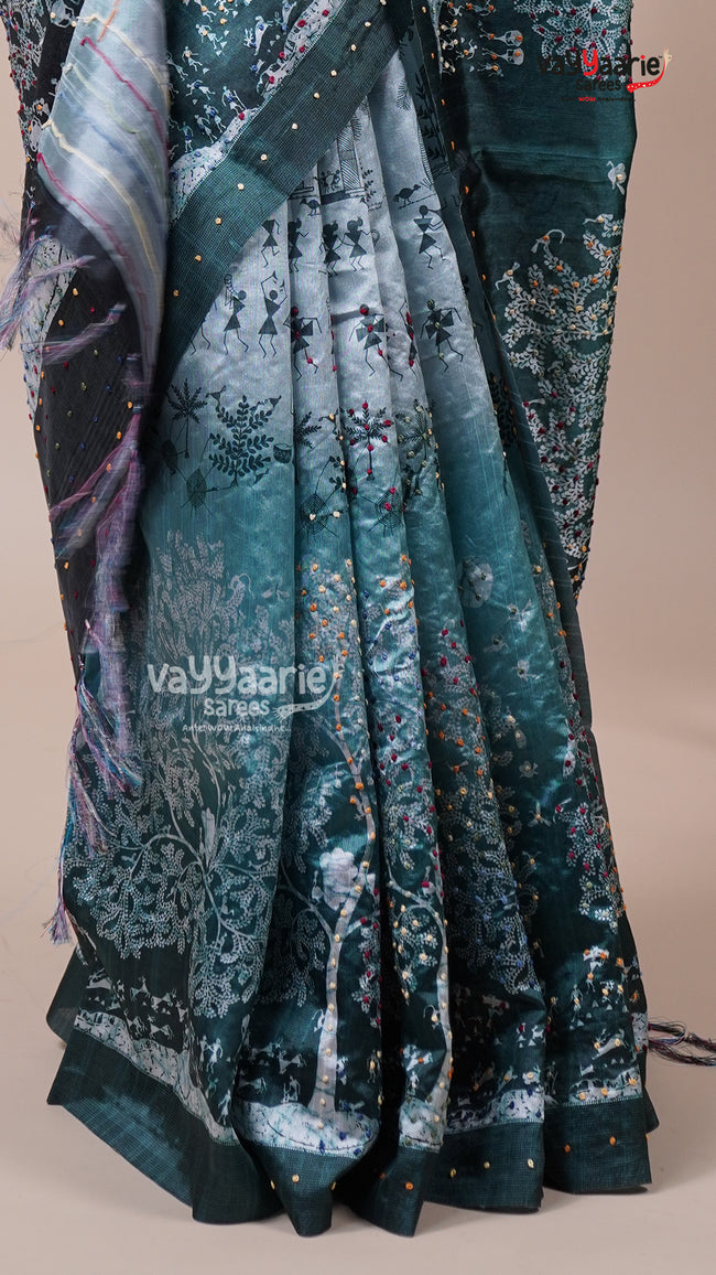 Dola Silk Fancy Saree for Festivals Main Image
