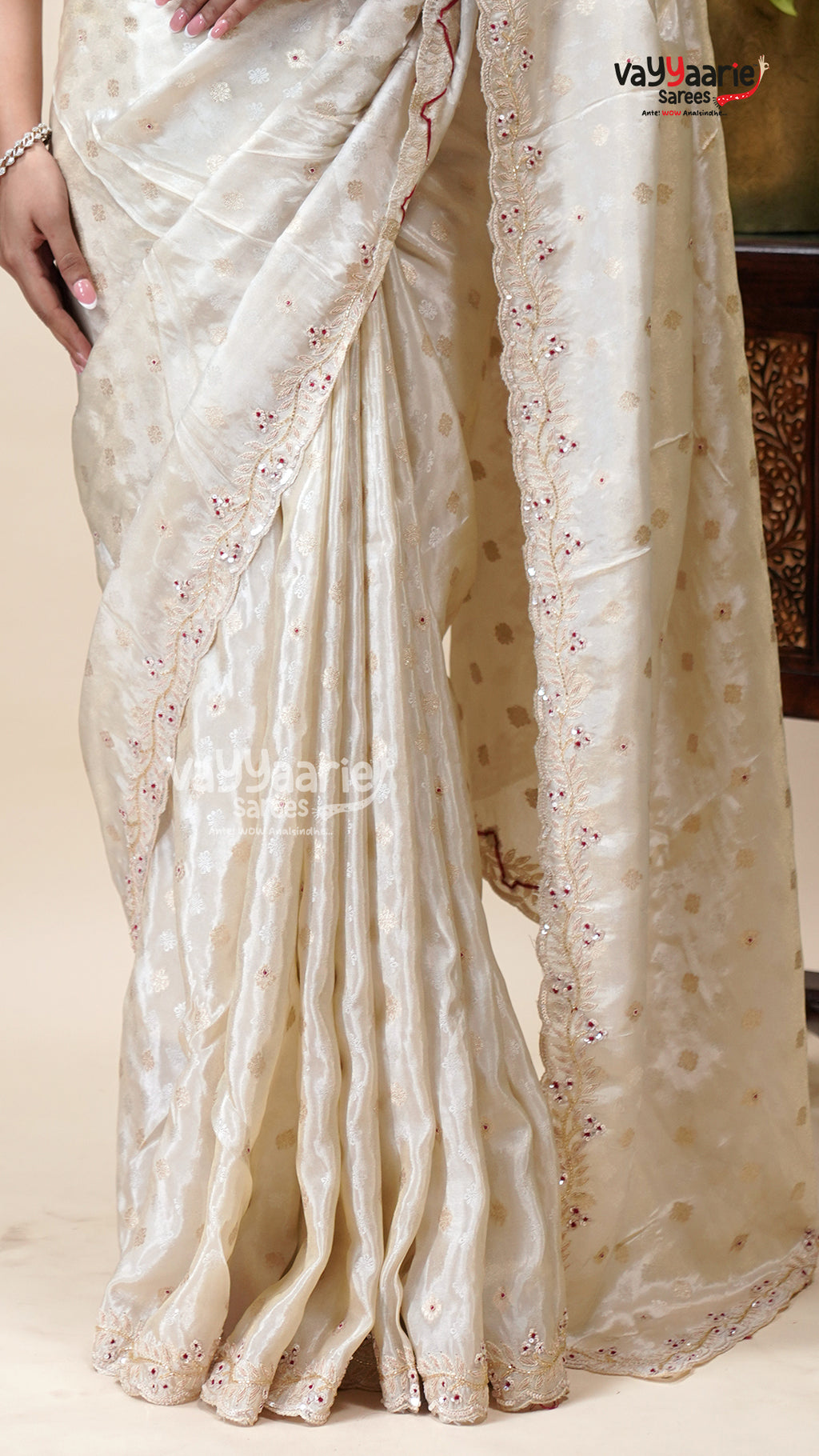 Designer Tusser Saree for Elegant Functions