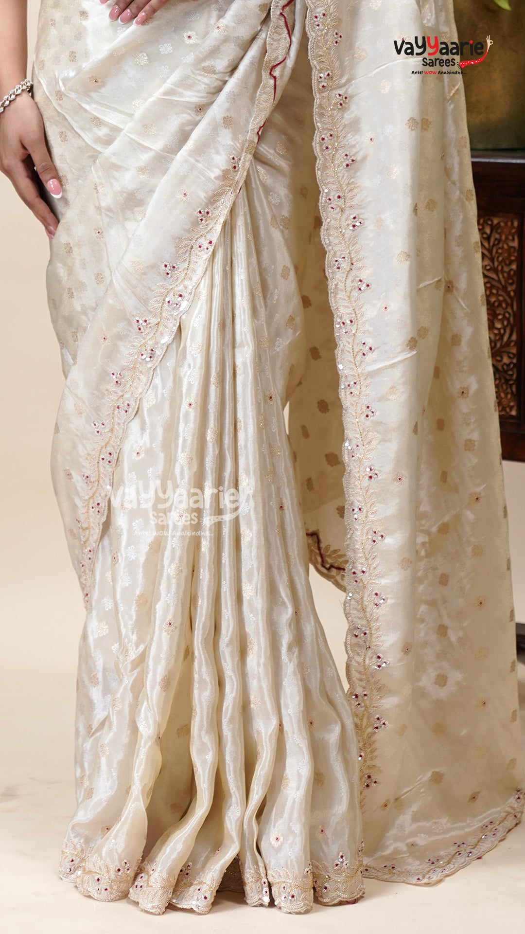 Designer Tusser Saree for Elegant Functions