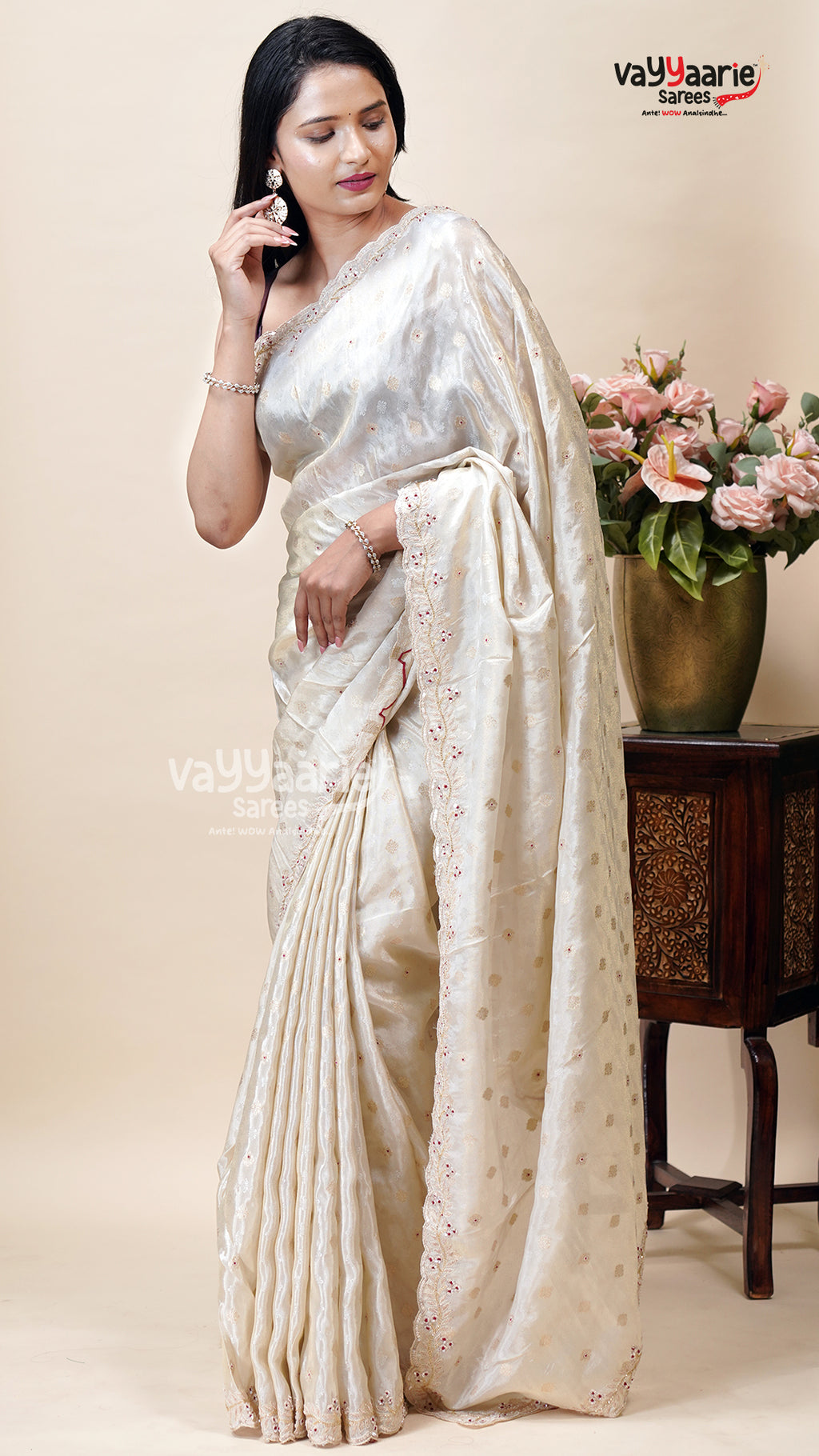 Designer Tusser Saree for Elegant Functions