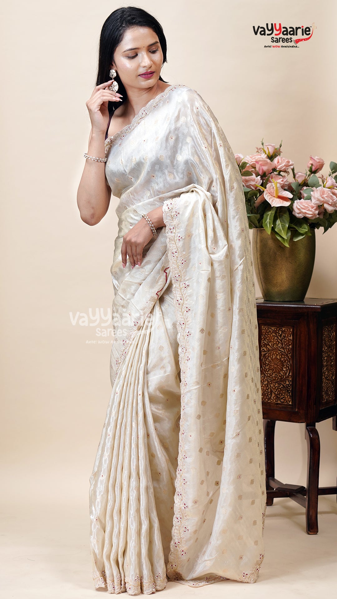 Designer Tusser Saree for Elegant Functions