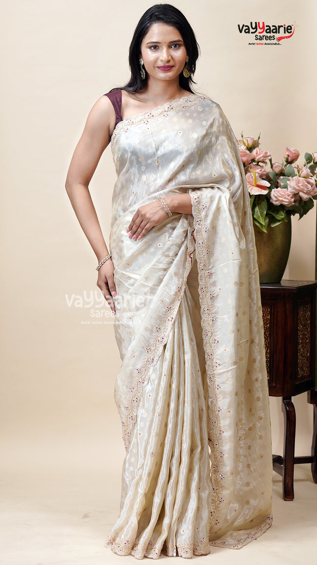 Designer Tusser Saree for Elegant Functions Hover Image