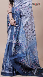 Colourful Dola Silk Saree for Festive Wear