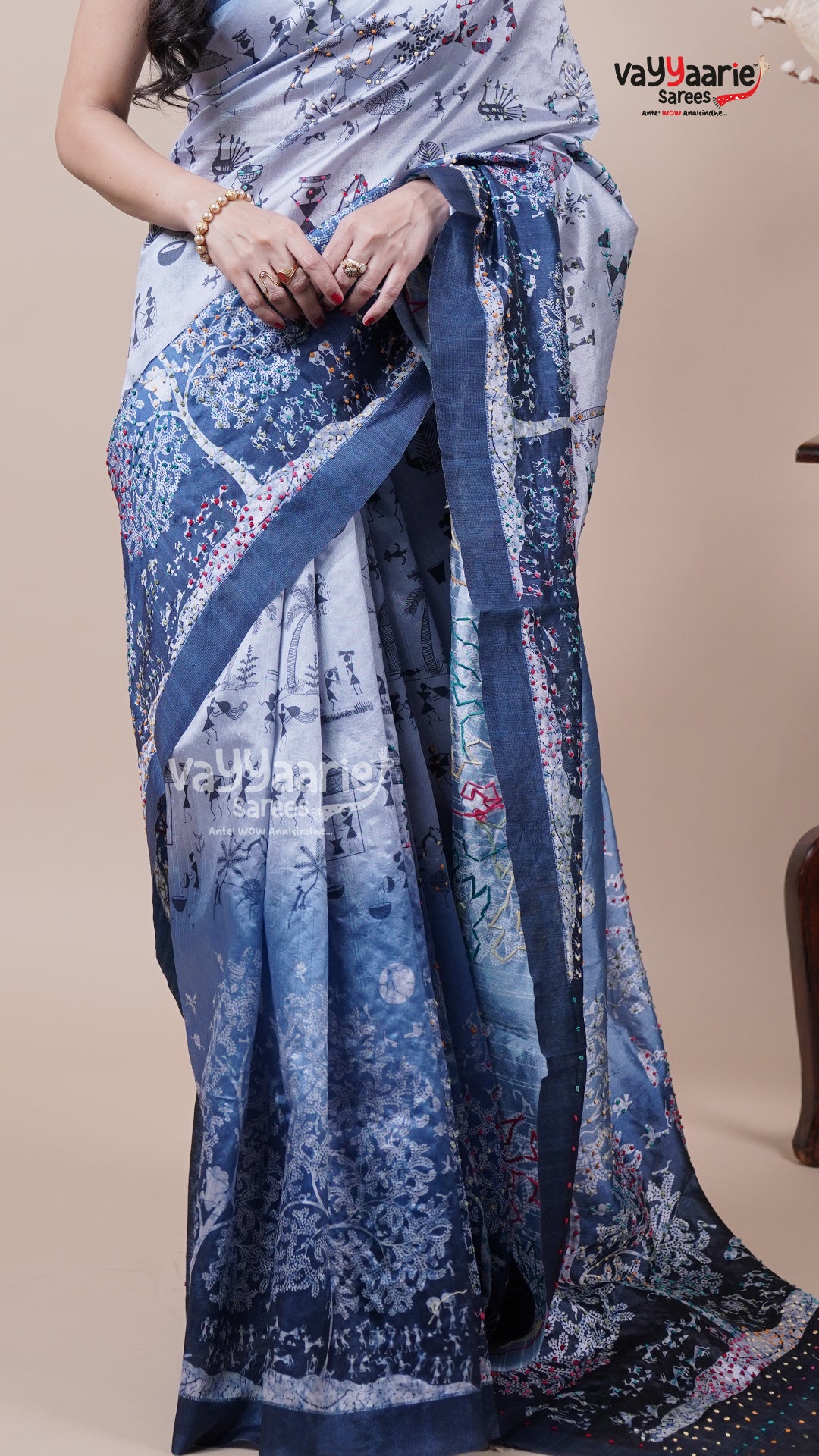 Colourful Dola Silk Saree for Festive Wear