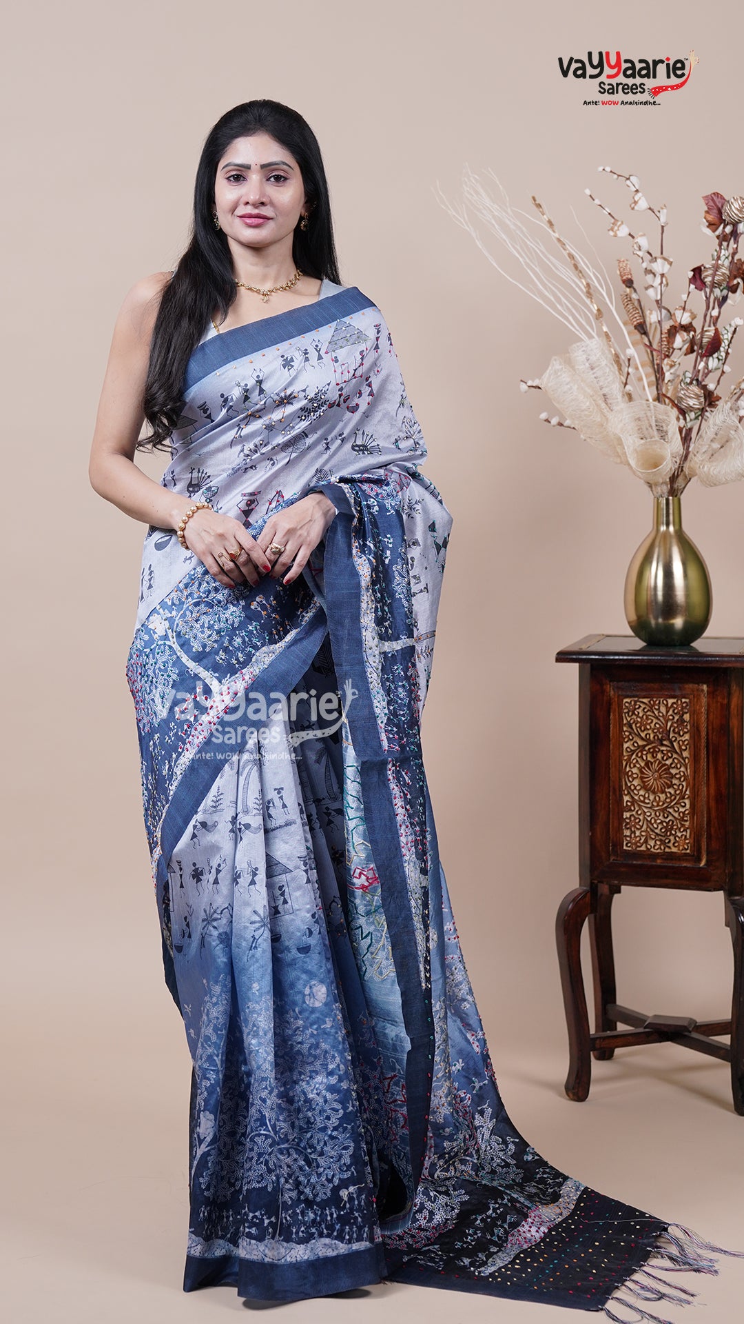 Colourful Dola Silk Saree for Festive Wear
